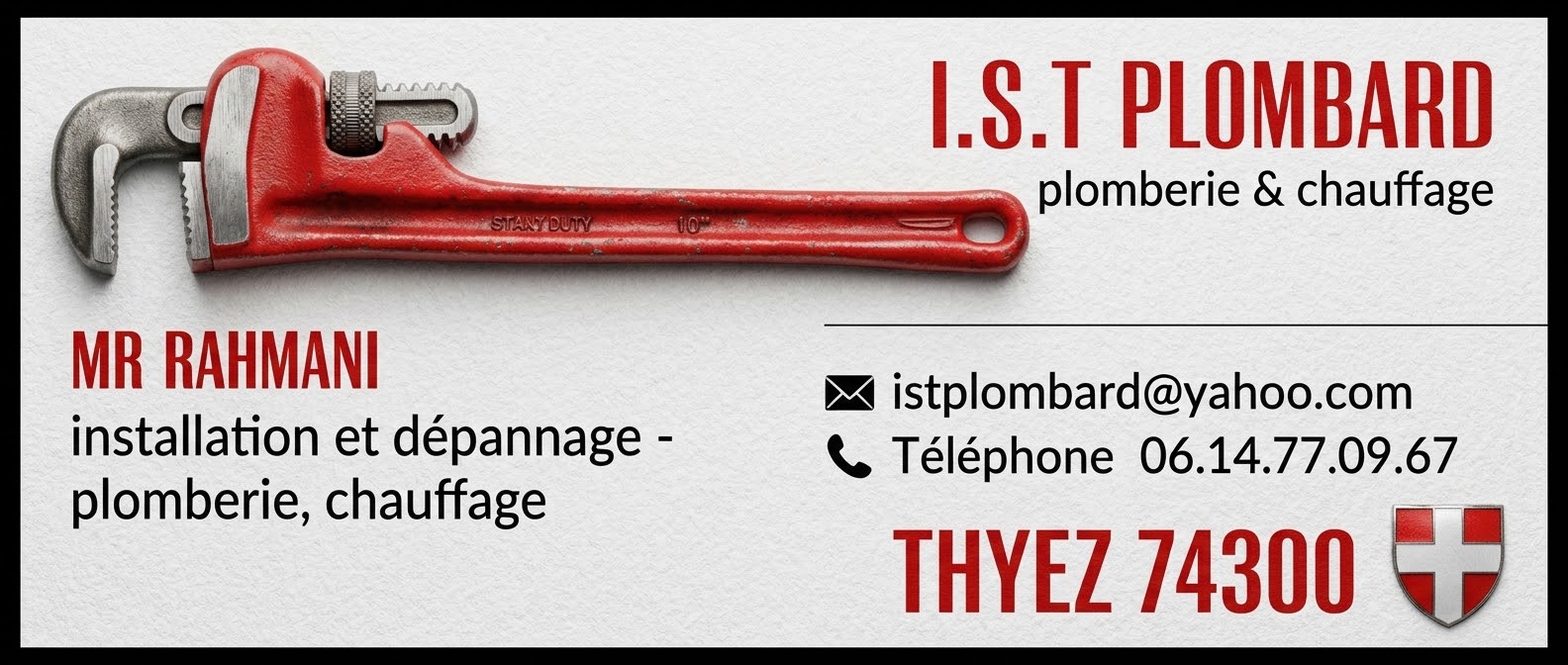 I.S.T PLOMBARD, plomberie et chauffage